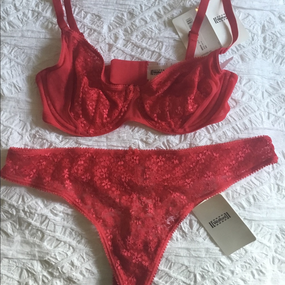 Wolford Red Bra and panty